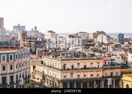 Foto dell'Avana, Cuba dalla finestra Foto Stock