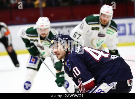 Linkoping, Sweden 20200125Ice partita di hockey in SHL tra Linköping HC-Färjestad BK nell'arena Saab. Foto Jeppe Gustafsson Foto Stock