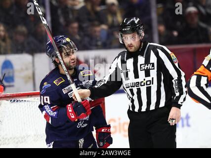 Linkoping, Sweden 20200125Ice partita di hockey in SHL tra Linköping HC-Färjestad BK nell'arena Saab. Foto Jeppe Gustafsson Foto Stock