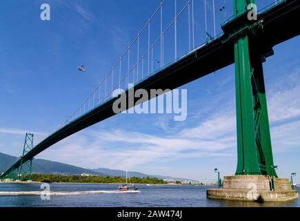 Ponte Lions Gate a Vancouver in Canada Foto Stock