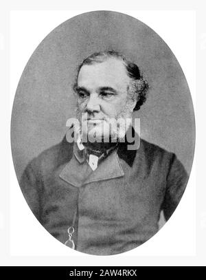 1850 ca , GRAN BRETAGNA : il britannico Thomas Addison ( 1793 – 1860), famoso grande medico e scienziato al Guy's Hospital di Londra . Foto di Foto Stock