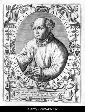 1540 ca, Svizzera : il celebre medico di medicina svizzera , alchimista e filosofo PARACELSUS ( PARACELSO - Philipp Theophrast Bombast von Hohenh Foto Stock