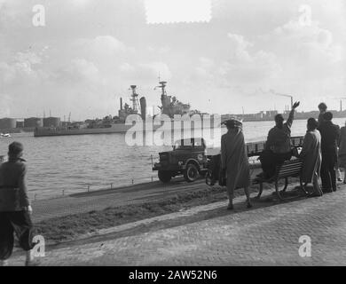 Sea Trial Sig.Ra H. De Ruyter Data: 7 Aprile 1953 Parole Chiave: Test Di Navigazione, Navi Nome Persona: Sig.Ra H. De Ruyter Foto Stock