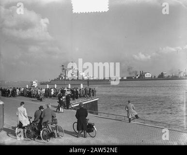 Sea Trial Sig.Ra H. De Ruyter Data: 7 Aprile 1953 Parole Chiave: Test Di Navigazione, Navi Nome Persona: Sig.Ra H. De Ruyter Foto Stock