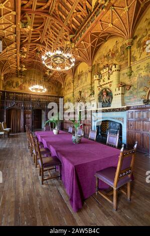 Cardiff Castle Banqueting Hall, Cardiff, Galles, Regno Unito Foto Stock