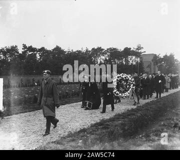 Apertura Cimitero Russo Amersfoort Data: 18 Novembre 1948 Luogo: Amersfoort Parole Chiave: Cimiteri, Aperture Foto Stock