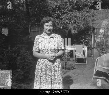 Miss Flint Field Governante Principessa Marijke Data: 4 Giugno 1952 Nome Persona: Ribbon Field Foto Stock