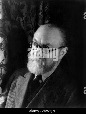 1933 , 20 maggio , NEW YORK , USA : il pittore francese HENRI MATISSE ( 1869 - 1954 ). Foto DI CARL VAN VECHTEN . - ARTE - ARTI VISIVE - ARTE - FRANCIA Foto Stock