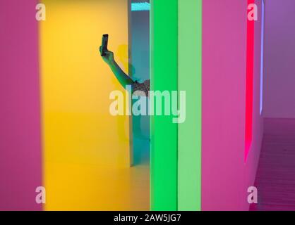 Museo di Arte Contemporanea - MOCA. Centro Di Los Angeles, California, Stati Uniti D'America Foto Stock