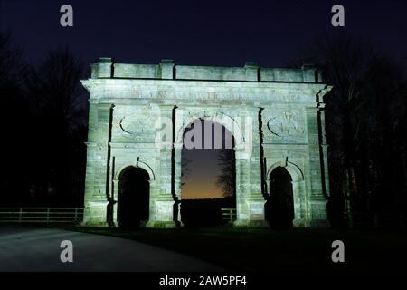 Parlington Arch a Aberford PRK A Leeds Foto Stock