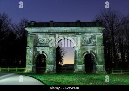 Parlington Arch a Aberford PRK A Leeds Foto Stock