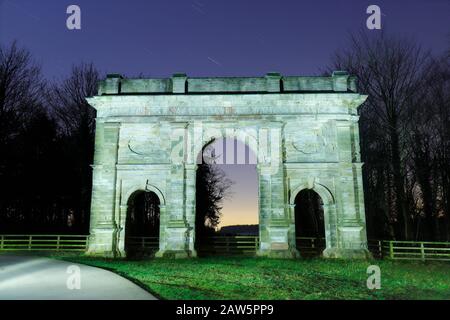 Parlington Arch a Aberford PRK A Leeds Foto Stock