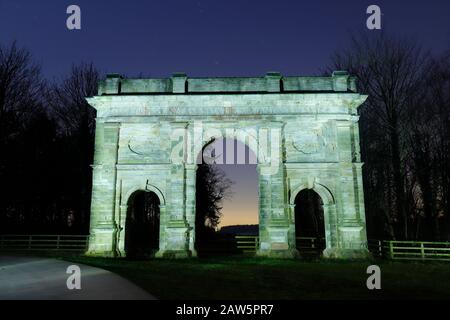 Parlington Arch a Aberford PRK A Leeds Foto Stock