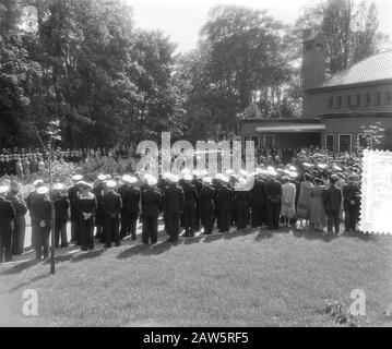 Funerale Militare Aia Data: 17 Giugno 1955 Località: L'Aia, Olanda Del Sud Parole Chiave: Funerale Foto Stock