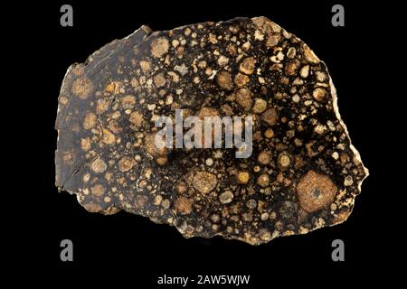 meteorite condrite, Africa nordoccidentale, carbonaceo Foto Stock