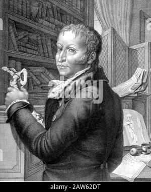 1800 ca , ITALIA : il Dottore italiano PAOLO MASCAGNI ( 1755 - 1815 ). È stato un medico italiano, noto per il suo studio di anatomia umana, in particolare fo Foto Stock