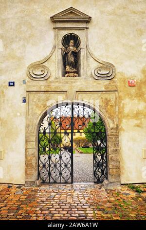 Convento di San Agnes Klášter sv. Anežky České; U Milosrdných, 110 00 Praha 1-Staré Město, Cechia Foto Stock