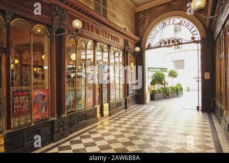 Galerie Véro-Dodat, 75001 Paris, Francia Foto Stock