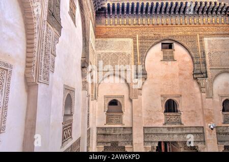 Madrasah Attarine, Fez, Marocco Foto Stock