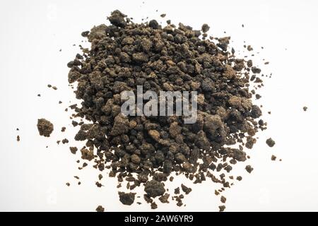 bolla di marijuana medica hash resina di cannabis hashish closeup in california su sfondo bianco Foto Stock