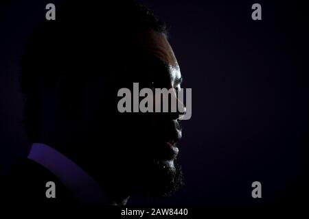 Joe Joyce durante la conferenza stampa alla BT Tower di Londra. Foto Stock