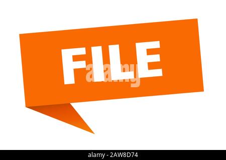file bolla vocale. file segno barra multifunzione. file banner Illustrazione Vettoriale