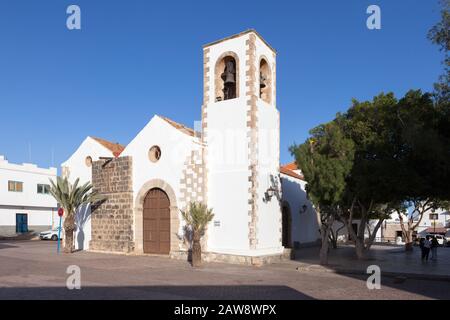 Iglesia De San Miguel Arcángel, Tuineje, Fuerteventura, Isole Canarie Foto Stock