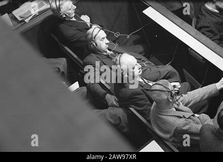 Processo Norimberga Data: 4 dicembre 1945 luogo: Norimberga Parole Chiave: Criminali di guerra, processi, caso-seconda guerra mondiale Foto Stock