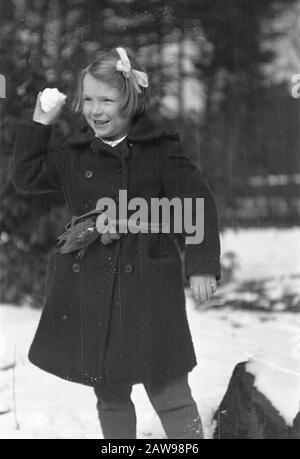 Principessa Irene a scuola Data: 4 marzo 1946 Parole Chiave: Scuola Nome Della Persona: Irene, principessa Foto Stock