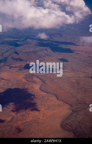Grande Rift Valley affettare attraverso il Kenya centrale e meridionale. Foto Stock