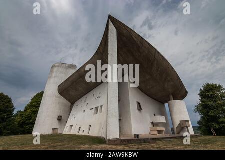 Notre-Dame-du-Haut de Ronchamp Foto Stock