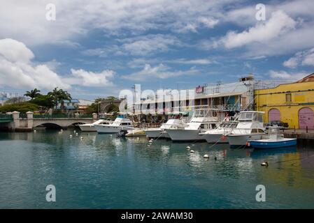 Porto di Bridgetown in Barbados Foto Stock