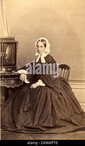 1865 ca , BERLINO , GERMANIA : il tedesco Frau Comtesse ADELAIDE Von MANTEUFFEL REDEL ( Comeré , Francia 1817 - Redel , Germania 1866 ) , nato da c. Foto Stock