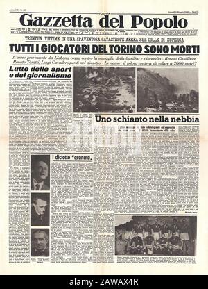 Grande Torino, la sciagura di Superga del 4 Maggio 1949 in un libro