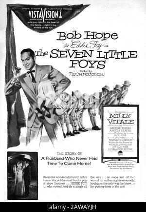 1955 , USA : il poster pubblicitario per il film THE SEVEN LITTLE FOYS ( Eravamo sette sette sette sette sette sette sette sette sette sette sette sette sette sette fratelli sette sette sette sette sette sette sette sette sette sette sette sette sette sette sette sette sette sette sette sette sette sette sette sette volte ( MELVILLE Shavelson , con Foto Stock