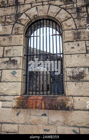 Trial Bay Jail è un ex campo di prigionia e di internamento di opere pubbliche patrimonio-elencati a Cardwell Street, Arakoon, Kempsey Shire, nuovo Galles del Sud, Australia Foto Stock