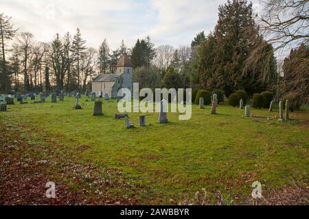 The Engleby Chapel of Rest at Brompton by Sawdon, importante opera dell'architetto inglese Temple Lushington Moore 1889. Foto Stock