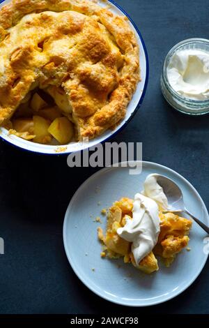 Crostata di mele Foto Stock
