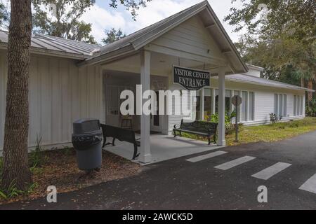 Il Debary Hall Visitor Center Historic Site Si Trova A Debary, Florida Usa Foto Stock