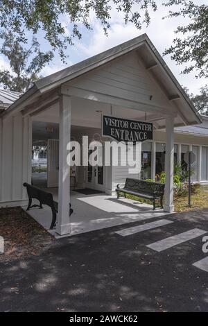 Il Debary Hall Visitor Center Historic Site Si Trova A Debary, Florida Usa Foto Stock