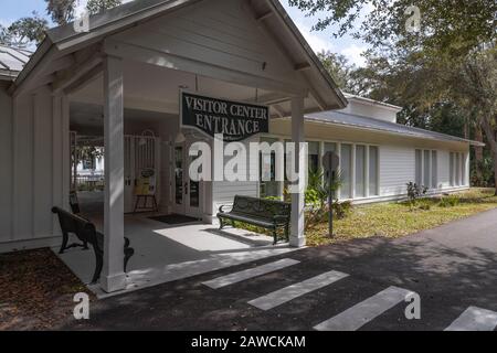 Il Debary Hall Visitor Center Historic Site Si Trova A Debary, Florida Usa Foto Stock