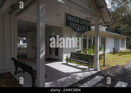 Il Debary Hall Visitor Center Historic Site Si Trova A Debary, Florida Usa Foto Stock