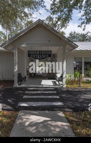 Il Debary Hall Visitor Center Historic Site Si Trova A Debary, Florida Usa Foto Stock