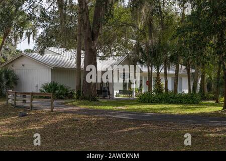 Il Debary Hall Visitor Center Historic Site Si Trova A Debary, Florida Usa Foto Stock