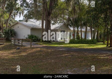 Il Debary Hall Visitor Center Historic Site Si Trova A Debary, Florida Usa Foto Stock