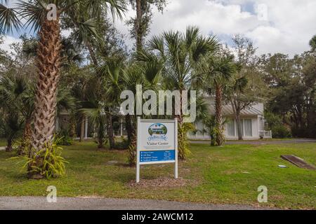 Il Debary Hall Visitor Center Historic Site Si Trova A Debary, Florida Usa Foto Stock