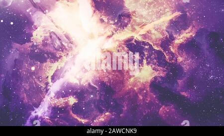 galassia spazio scuro pianeta Foto Stock