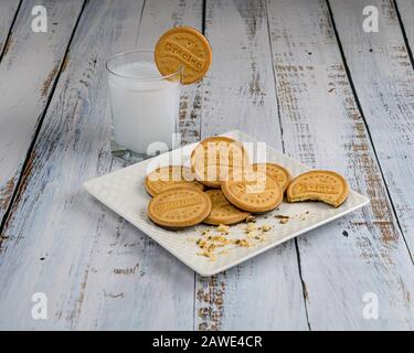 Cookie Scout Ragazza Foto Stock