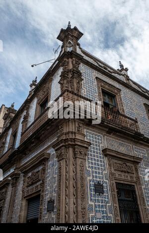 Case de los azulejos casa piastrellata a Città del Messico, Messico Foto Stock