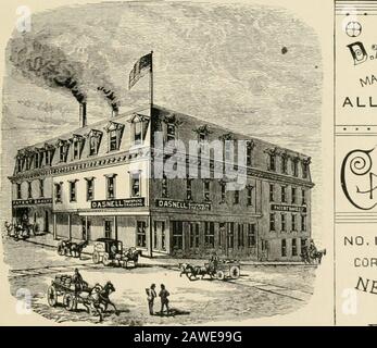 New Bedford, Massachusetts; la sua storia, le sue industrie, le sue istituzioni e le sue attrazioni. GIOCATTOLI MECCANICI ORIGINALI E NOVITÀ IN METALLO. 14-8 NORTH WATER STREET, NEW BEDFORD, MASS. AMERICAN TACK CO., PRODUTTORI DI OGNI VARIETÀ DI NACKS, FODERATURE E CHIODI PICCOLI, SELLERIA E PANTALONI GIMP, CALZASCARPE E PIZZI, NAPPE GRIGLIATI E STAGNATI, NAPPE LEATHERED & COPPERED, NAPPE STAGNATI A TESTA OVALE, CHIODI IN FILO DI OTTONE E ACCIAIO, CHIODI NERI E STAGNATI PER LINEE, CHIODI A CHIUSURA, FINITURA E SCATOLA PER SIGARI, CHIODI COMUNI E BREVETTUALI, CHIODI PER FINITURA FILI, CHIODI PER SCARPE COMUNI E SVEDESI, PIN PER STAMPAGGIO E PIASTRA Foto Stock